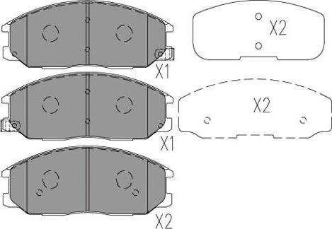 Kavo Parts BP-7510 - Jarrupala, levyjarru inparts.fi