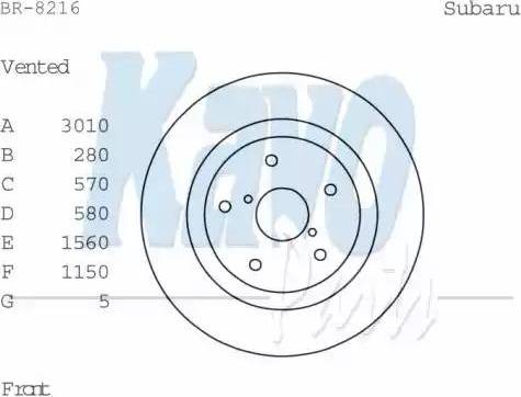 Japanparts DI-710 - Jarrulevy inparts.fi