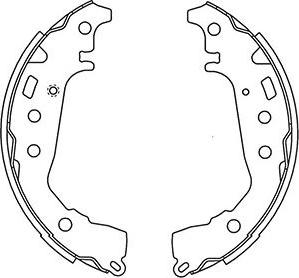 Kavo Parts BS-9945 - Jarrukenkäsarja inparts.fi