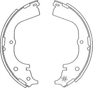 Kavo Parts KBS-9939 - Jarrukenkäsarja inparts.fi