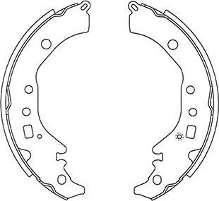 Kavo Parts BS-9948 - Jarrukenkäsarja inparts.fi