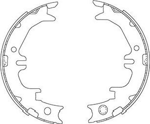 Kavo Parts BS-9947 - Jarrukenkäsarja inparts.fi