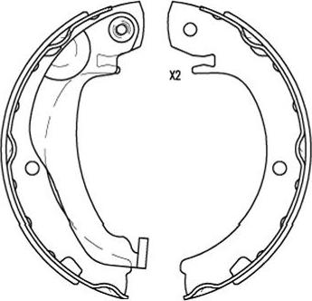 Kavo Parts KBS-9924 - Jarrukenkäsarja inparts.fi