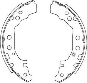 Kavo Parts BS-9950 - Jarrukenkäsarja inparts.fi