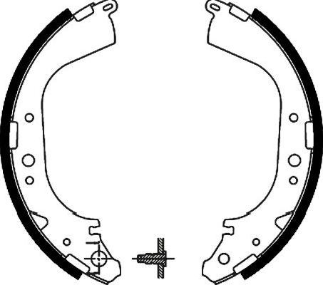 Kavo Parts BS-9909 - Jarrukenkäsarja inparts.fi