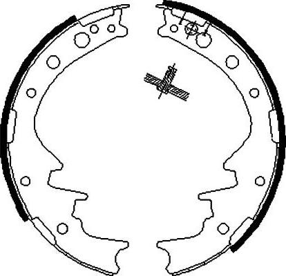 Kavo Parts BS-9902 - Jarrukenkäsarja inparts.fi