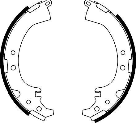 Kavo Parts BS-9931 - Jarrukenkäsarja inparts.fi