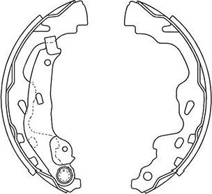 Kavo Parts BS-9933 - Jarrukenkäsarja inparts.fi