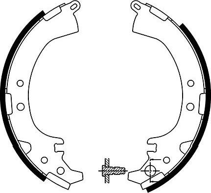 Kavo Parts BS-9925 - Jarrukenkäsarja inparts.fi