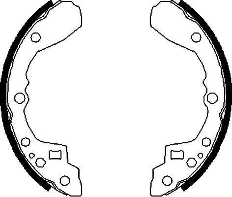 Kavo Parts BS-4401 - Jarrukenkäsarja inparts.fi