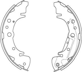 Kavo Parts BS-4407 - Jarrukenkäsarja inparts.fi