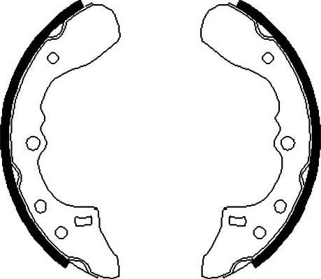 Kavo Parts BS-5408 - Jarrukenkäsarja inparts.fi