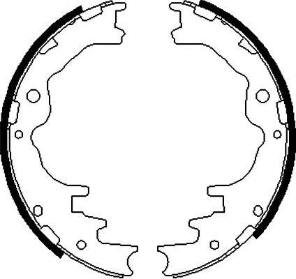 Kavo Parts BS-5411 - Jarrukenkäsarja inparts.fi