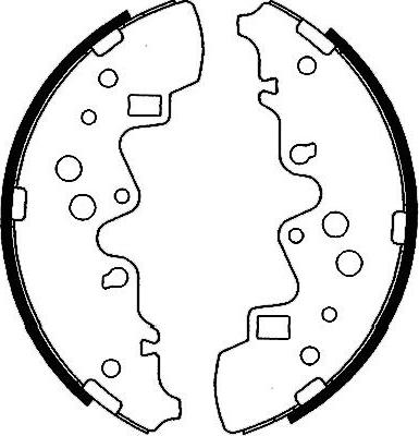 Kavo Parts BS-5431 - Jarrukenkäsarja inparts.fi