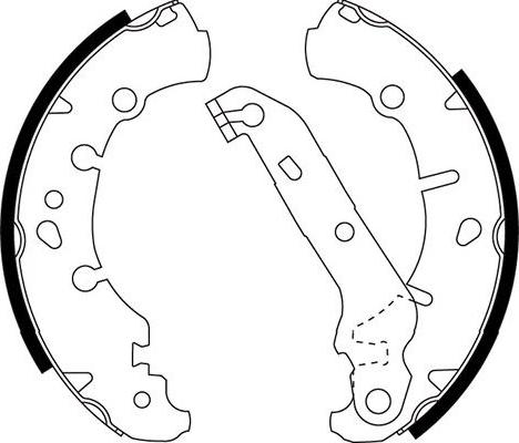 Kavo Parts BS-5424 - Jarrukenkäsarja inparts.fi