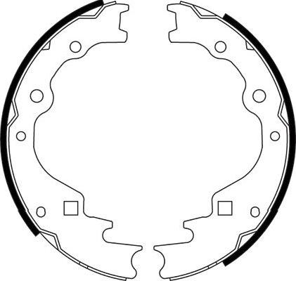 Kavo Parts BS-5422 - Jarrukenkäsarja inparts.fi