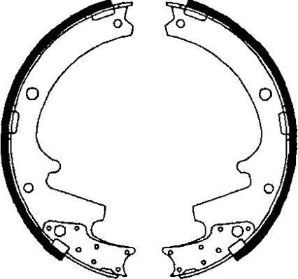 Kavo Parts KBS-6418 - Jarrukenkäsarja inparts.fi