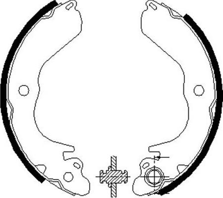 Kavo Parts BS-6408 - Jarrukenkäsarja inparts.fi