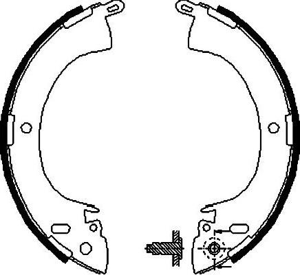 Kavo Parts BS-6403 - Jarrukenkäsarja inparts.fi