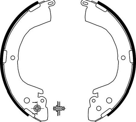 Kavo Parts BS-6411 - Jarrukenkäsarja inparts.fi