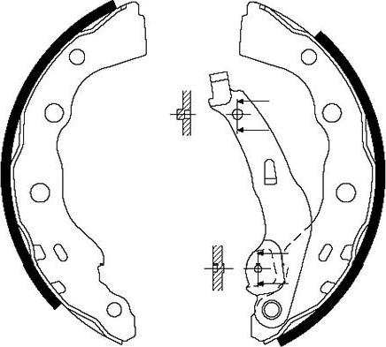 Kavo Parts BS-6413 - Jarrukenkäsarja inparts.fi