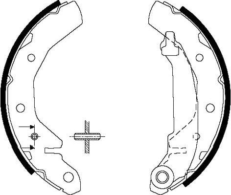 Kavo Parts BS-1401 - Jarrukenkäsarja inparts.fi