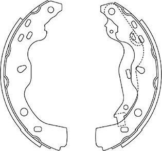 Kavo Parts BS-8936 - Jarrukenkäsarja inparts.fi