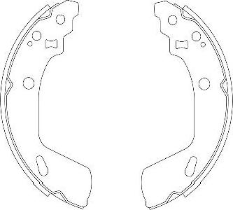 Kavo Parts BS-8933 - Jarrukenkäsarja inparts.fi