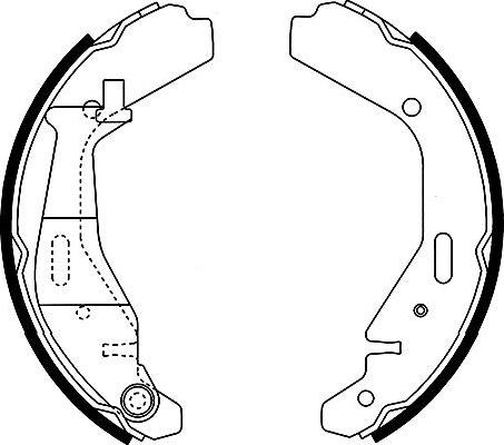 Kavo Parts BS-8926 - Jarrukenkäsarja inparts.fi