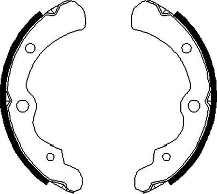 Kavo Parts KBS-8402 - Jarrukenkäsarja inparts.fi