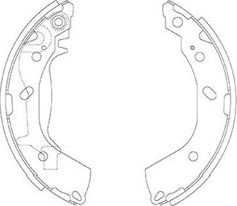 Kavo Parts BS-3414 - Jarrukenkäsarja inparts.fi