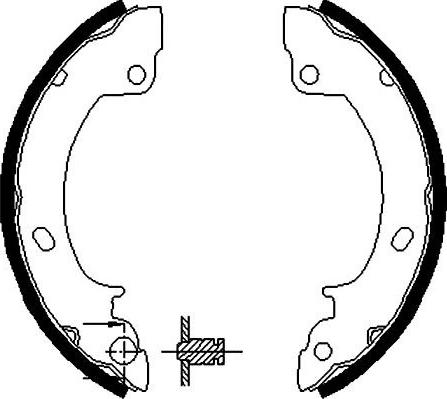 Kavo Parts BS-3411 - Jarrukenkäsarja inparts.fi