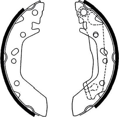 Kavo Parts BS-3412 - Jarrukenkäsarja inparts.fi