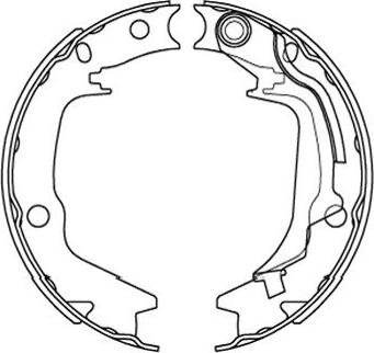 Kavo Parts BS-3422 - Jarrukenkäsarja inparts.fi