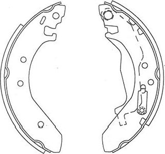 Kavo Parts BS-2905 - Jarrukenkäsarja inparts.fi