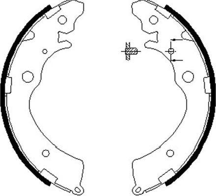 Kavo Parts BS-2907 - Jarrukenkäsarja inparts.fi