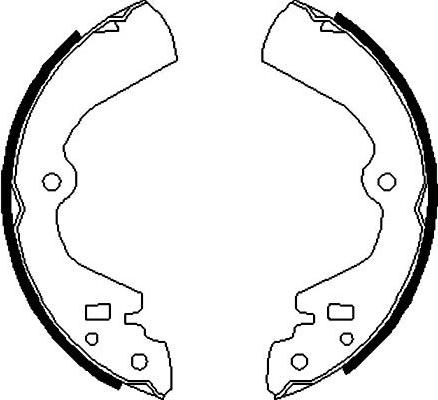 Kavo Parts BS-7409 - Jarrukenkäsarja inparts.fi