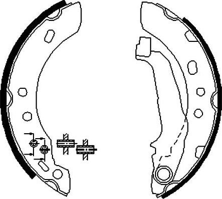 Kavo Parts BS-7414 - Jarrukenkäsarja inparts.fi