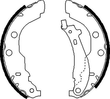 Kavo Parts BS-7416 - Jarrukenkäsarja inparts.fi