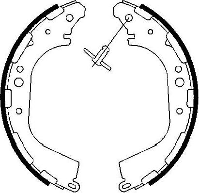 Kavo Parts BS-7418 - Jarrukenkäsarja inparts.fi