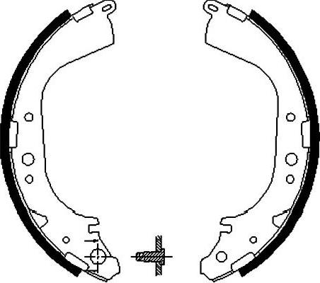 Kavo Parts BS-7412 - Jarrukenkäsarja inparts.fi