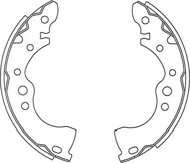 Kavo Parts BS-7434 - Jarrukenkäsarja inparts.fi