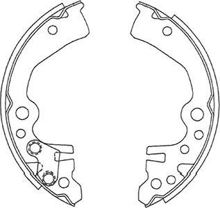 Kavo Parts BS-7433 - Jarrukenkäsarja inparts.fi