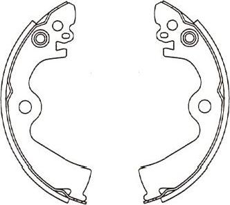 Kavo Parts BS-7437 - Jarrukenkäsarja inparts.fi