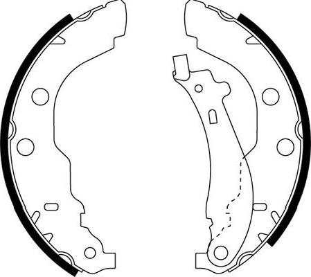 Kavo Parts BS-7424 - Jarrukenkäsarja inparts.fi