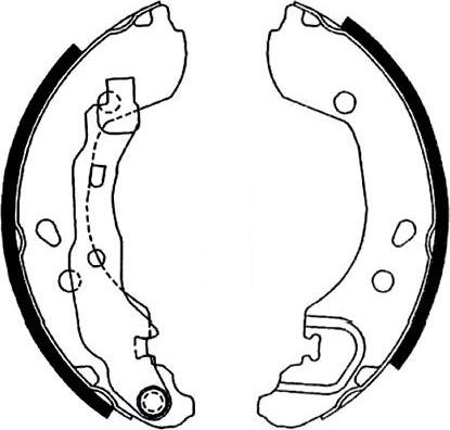 Kavo Parts BS-7420 - Jarrukenkäsarja inparts.fi