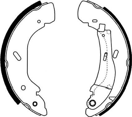 Kavo Parts BS-7428 - Jarrukenkäsarja inparts.fi