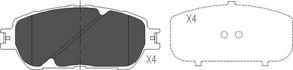 Kavo Parts KBP-9090 - Jarrupala, levyjarru inparts.fi