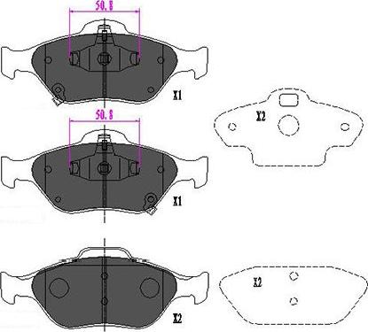 Kavo Parts KBP-9091 - Jarrupala, levyjarru inparts.fi