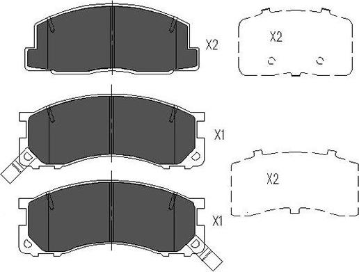 Kavo Parts KBP-9040 - Jarrupala, levyjarru inparts.fi